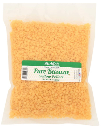 Stakich pure beeswax pellets