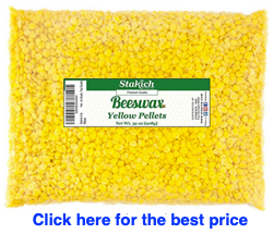 yellow beeswax pellets stakich